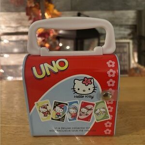 Sanrio Hello Kitty UNO Game In Deluxe Collectible Tin 2003